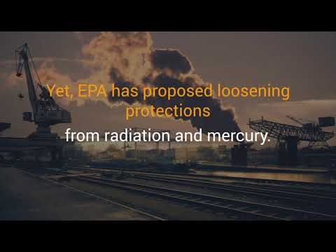 EPA Proposes Removing Radiation and Mercury Protections