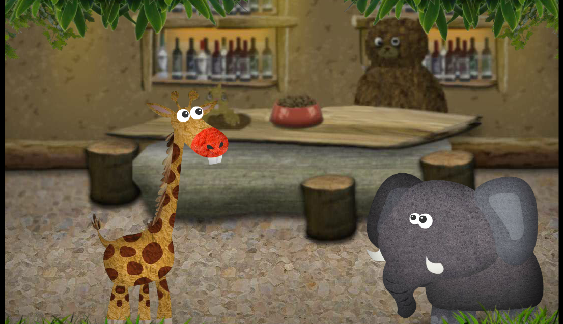 A Giraffe Goes Into A Bar
